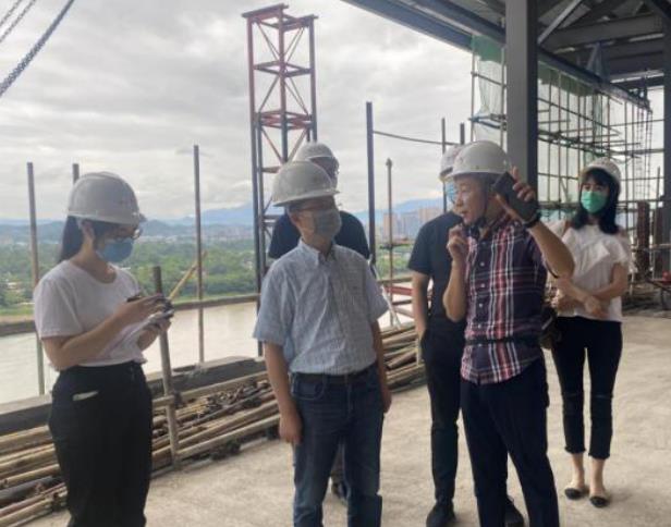 玩彩网集团向导赴锦江嘉州宾馆视察施工 刷新项目