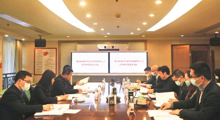 集团向导督导玩彩网立异公司2020年向导干部民主生涯会