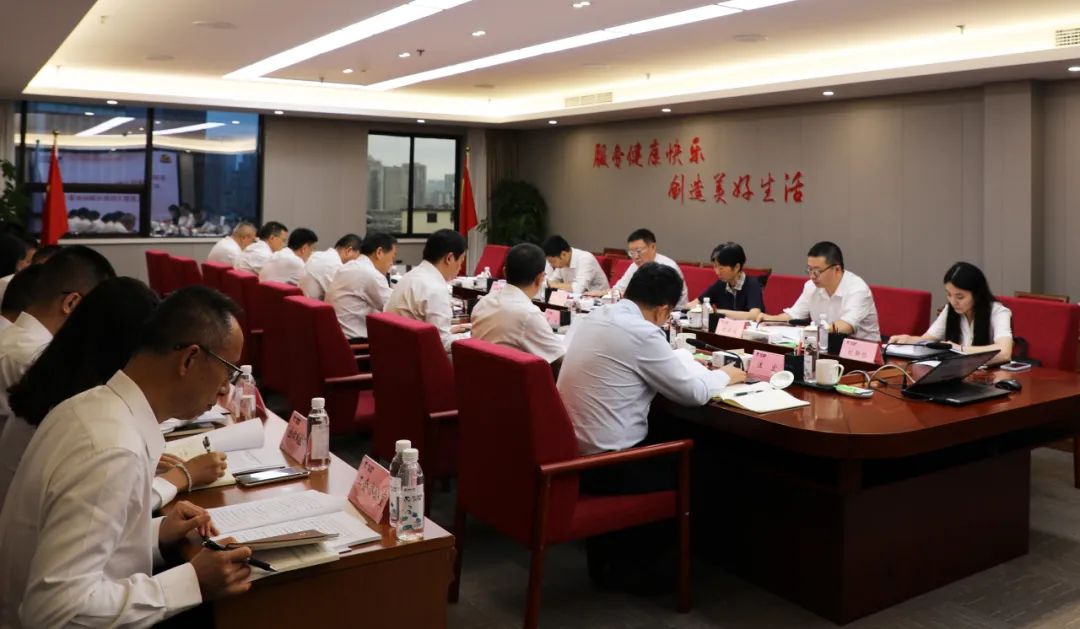 省玩彩网集团党委召开主题教育向导小组聚会暨集团向导班子调研效果交流会